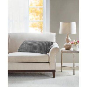 *SALE*  Corded Plush Decorative Pillow, 14" X 30" - 0349